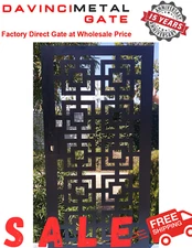 Contemporary modern metal gate, Modern Metal Gate, Custom size Art Pedestrian