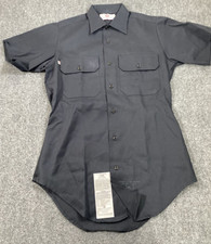 Paramount Protective Uniform Shirt Mens Small Short Sleeve Button Pockets 08200