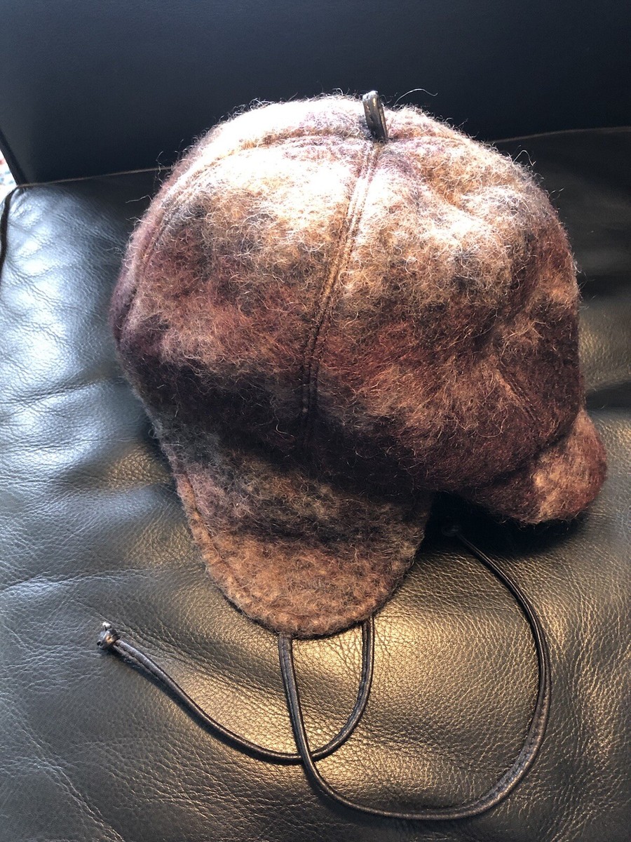 帽子 EUGENIA KIM New EUGENIA KIM Owen LEATHER-Trimmed multi color TRAPPER Hat