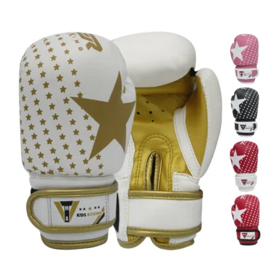 TMA Kids Junior Boxing gloves best for kickboxing,Martial Arts,MMA,Muay Thai 2oz