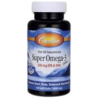 Carlson Super Omega 3 Gems Fish Oil 1,000 Mg 50 Sgels on sale Carlson Super Omega 3 Gems Fish Oil 1,000 Mg 50 Sgels on sale