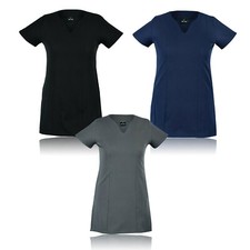 V Neck Beauty Work Hairdressing SPA Nail Salon Therapist Massage Tunic Uniform