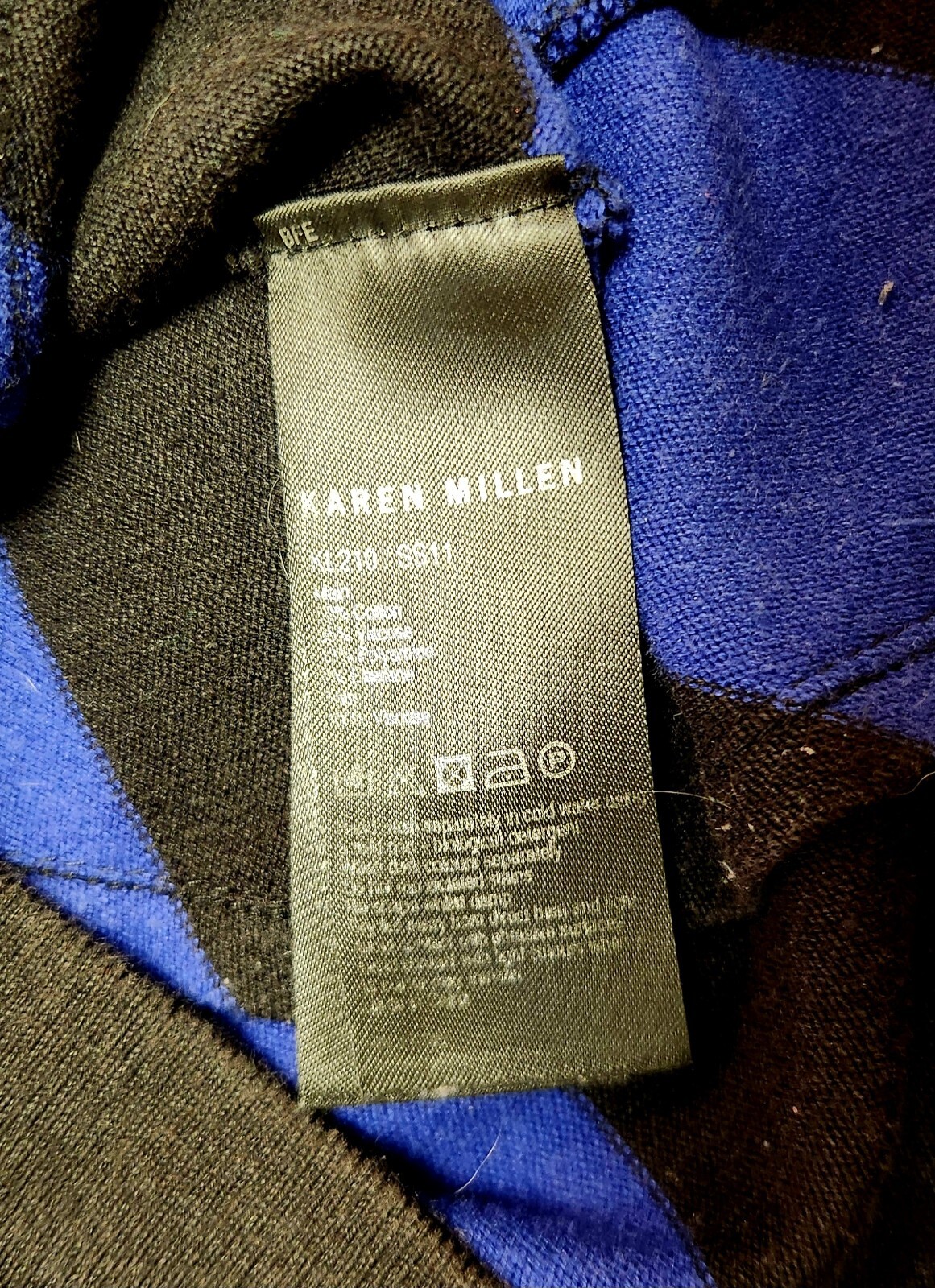 Karen Millen dress S knit multi color stripe - image 8
