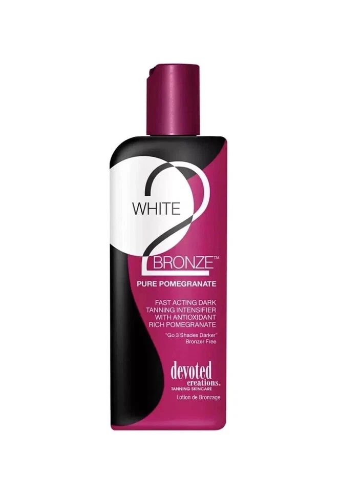 Devoted Creations White 2 Bronze Pomegranate Dark 2x Sunbed Tanning Lotion Cream - Image 2 of 2