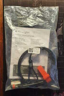 Kensington 06DK21 ClickSafe Keyed Laptop Lock Notebookschloss *NEU*