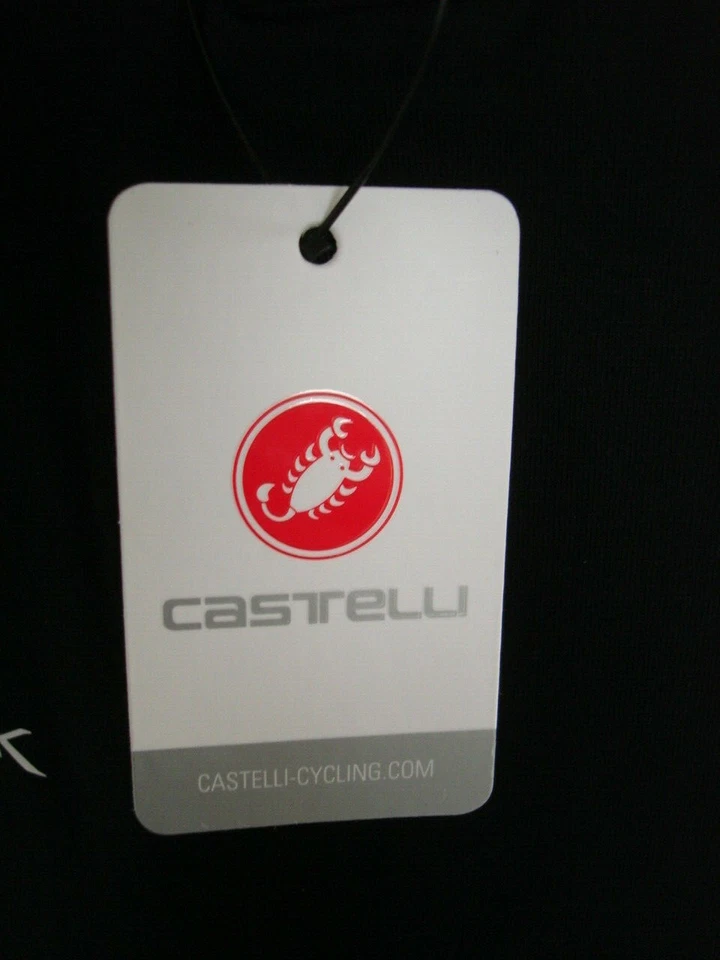 Camisa Polo Castelli Race Day Negra Sólida Algodón/Spandex S/S Talla S "PEWAG" Foto 3 de 4