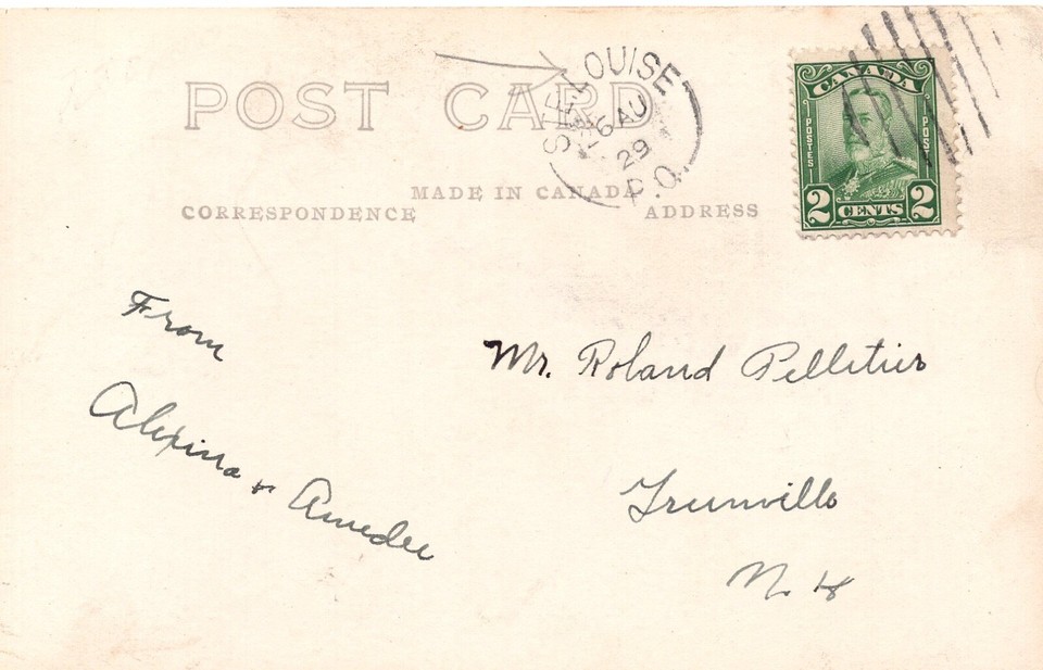 VUE DE STELOUISE QUEBEC RPPC VILLAGE 1929 CALÈCHE eBay