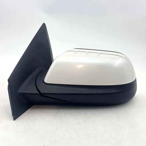 FORD EDGE DRIVER LEFT SIDE VIEW DOOR MIRROR WHITE PLATINUM w/BLIND SPOT  11-14