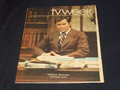 1976 AUGUST 22 TV WEEK BALTIMORE SUN MAGAZINE - WILLIAM SHATNER COVER - E 799