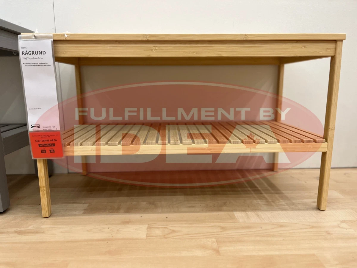 Brand New IKEA RAGRUND Bamboo Bench 77x37 cm 30 3 8x14 5 8