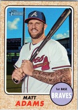 2017 Topps Heritage #515 Matt Adams Atlanta Braves