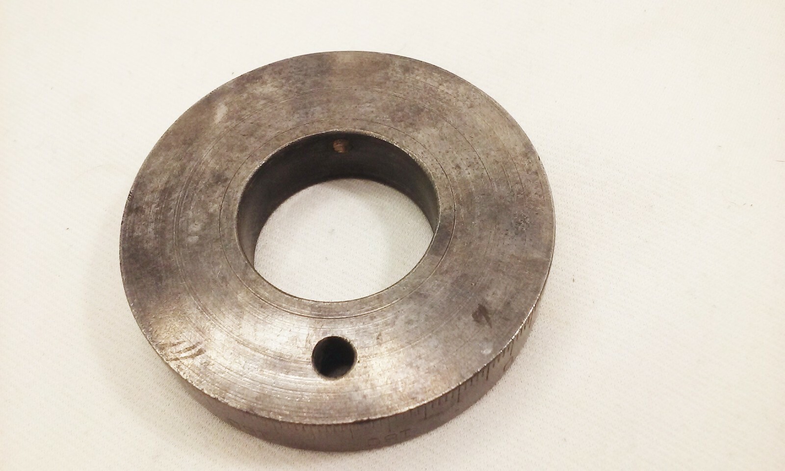 Vtg wood metal lathe 0180 scale ring dial cast iron machine part piece