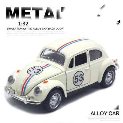 1:32 Käfer Alu Auto Diecasts Metall klassisches Spielzeugmodell mit Rückzugfunktion V