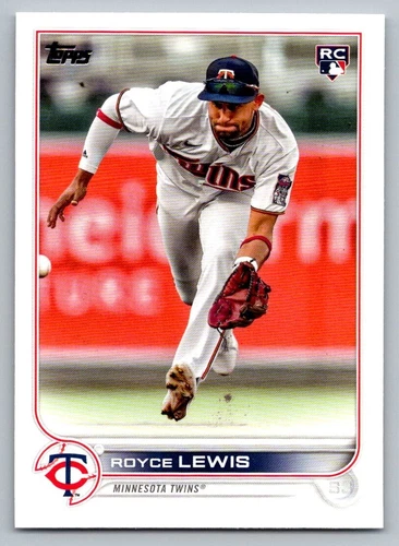 2022 Topps Update Series - Royce Lewis #US105 Fielding a Groundball (RC)
