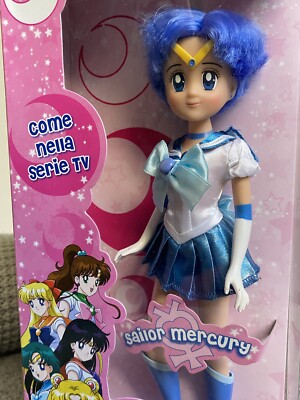 Sailor Moon Doll - Sailor Mercury - MIB  - Giochi Preziosi