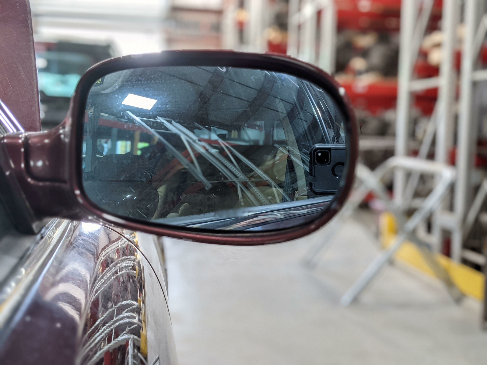 2006 Maserati Quattroporte Sedan Oem Red Passenger Right Door Mirror Power Rh