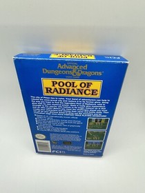 Advanced Dungeons & Dragons Pool of Radiance Nintendo NES Complete CIB W Inserts
