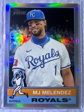 2025 Topps Heritage MJ Melendez Chrome Base SP Parallel Card #415