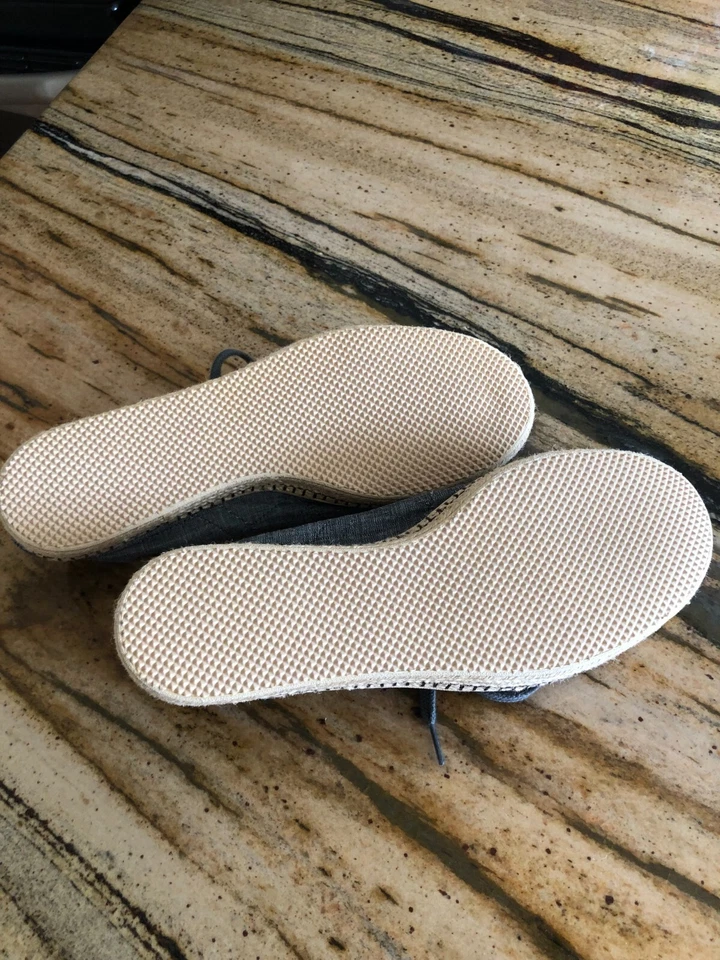 Alpargata baja para hombre Onitsuka Tiger gris lona D337N talla 10,5 nueva sin caja Foto 3 de 4