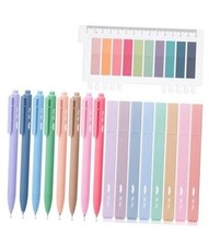 - Aesthetic Highlighters and Gel Pens, 16 Pack, 200 Sheets Transparent Vibrant