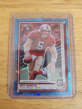 2025 DONRUSS OPTIC  Jeff Garcia Blue Cracked Ice 9/15 SSP 49s