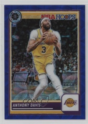 2023-24 Panini NBA Hoops Premium Stock Blue Prizm /25 Anthony Davis #177 zo6