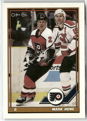 1991 Topps Mark Howe #466 card