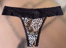 Maidenform Y2K Vintage Safari One Size Lace Bikini Thong String Panty Underwear