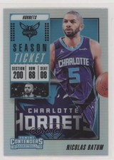 2018 Contenders Season Ticket Premium Edition Silver Prizm Nicolas Batum #24 1u6