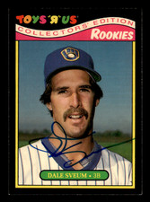 Dale Sveum Milwaukee Brewers 1987 Toys R Us RC Auto #'d 27/33 SIGNED w/COA