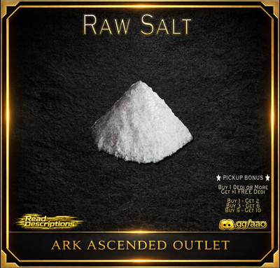 Raw Salt-Ark Survival Ascended PVE-Resources-ASA XBOX/PS5/PC-Official-AAO