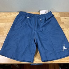 Jordan Brand Boys Size XL Shorts Elastic Waist Industrial Blue 40 pockets NWT