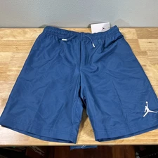 Jordan Brand Boys Size XL Shorts Elastic Waist Industrial Blue $40 pockets NWT