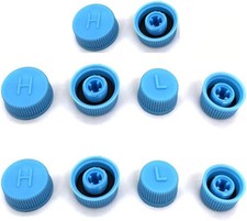 10 Pack Valve Core Caps Replacement Car A/C Refrigerant Port Cap Leakproof High