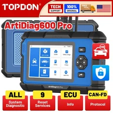 TOPDON AD600PRO OBD2 Scanner Car Diagnostic Scan Tool ABS SRS TCM Code Reader