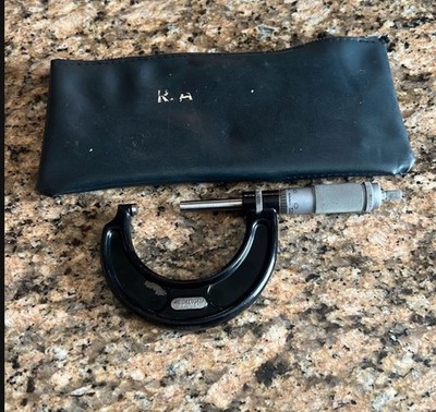 Millers Falls Co. 0 - 1'' No. 7010 R Outside Micrometer - .001'' Graduation