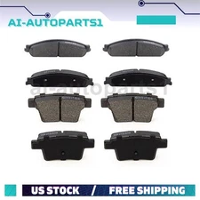 For 2005 2006 2007 Ford Five Hundred Pair Front & Rear Brake Pads Kit Set