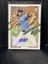 2021 Topps Walmart Holiday Brent Honeywell Jr Auto /200