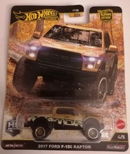 Hot Wheels 2017 Ford F-150 Raptor - Car Culture - JBK70 - Real Riders - Premiun