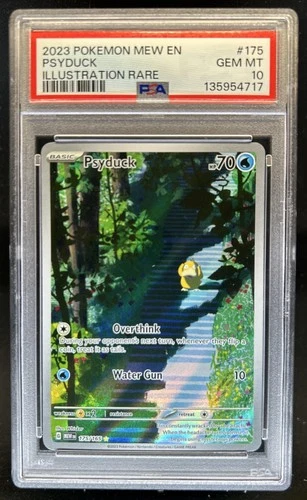 2023 Pokemon SV 151 Psyduck Illustration Rare #175/165 PSA 10 GEM MINT