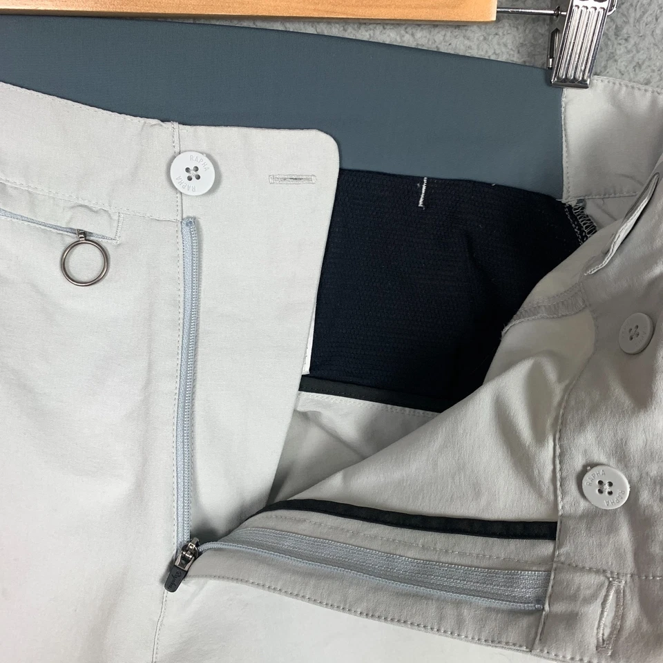 Pantalones Cortos Rapha Touring Para Hombre 32 Gris/Beige Elastizados Nylon Cintura Ajustable Ciclismo Foto 4 de 4