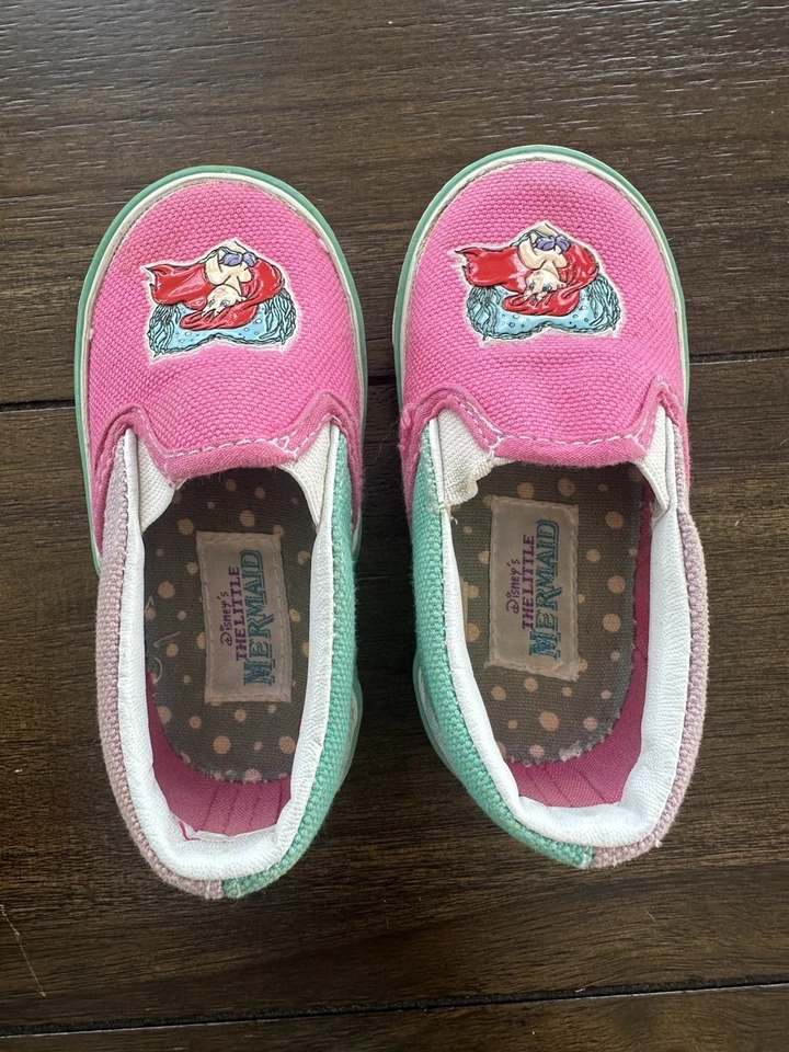 Vintage Little Mermaid Shoes Toddler Size 5 - Image 3 of 4