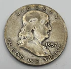 1957 D Franklin Half Dollar