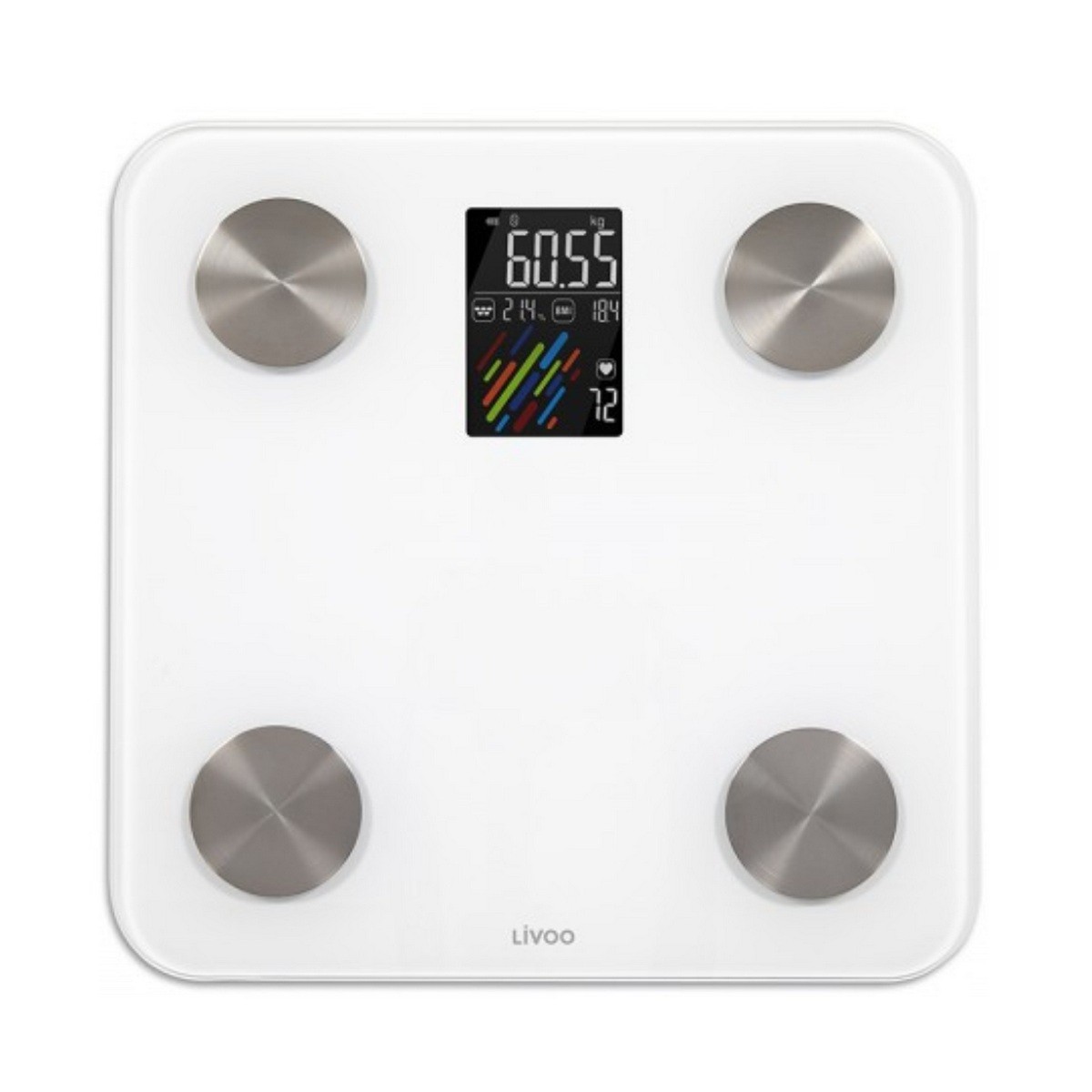 Pèse-personne impédancemètre Livoo DOM514 de 180kg et graduation 100g