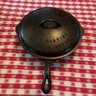 GRISWOLD CAST IRON SKILLET W/SELF BASTING SKILLET COVER No. 9