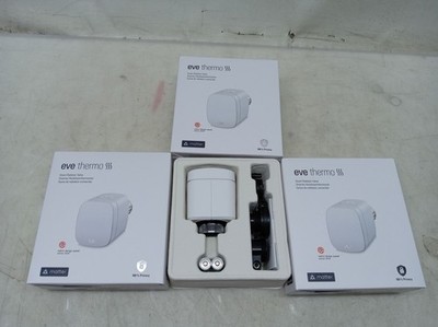 Eve Thermo (Matter) 4er Pack: Smartes Heizkoerperthermostat, LED-Display