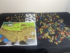 327 Pc Lot of Vintage Marx Safari Ltd Western Cowboy Indians Horses Military