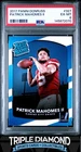 2017 Panini Donruss #327 Patrick Mahomes II Rated Rookie RC PSA 6 EX-MT B377