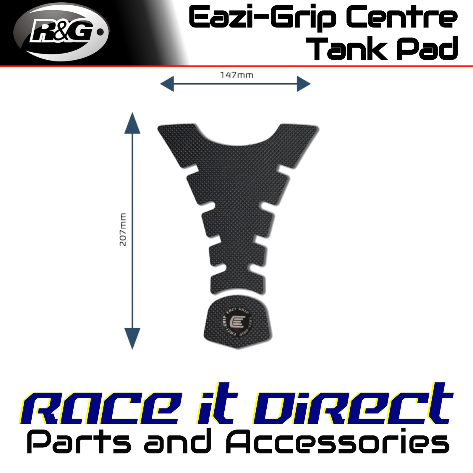 Eazi-Grip Centre Tank Pads for Bucci BR12GP 2019-2020 Pro Style H Eazi-Grip