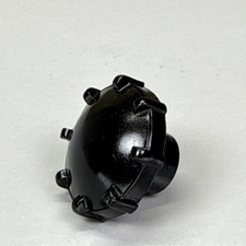 Vintage Emerson 1940s-50s Radio Knob Black Bakelite 1pc 14 Splined Shaft Vintage Emerson 1940s-50s Radio Knob Black Bakelite 1pc 14 Splined Shaft